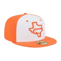 Men's New Era  White Corpus Christi Hooks Theme Nights 59FIFTY Fitted Hat