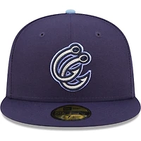 Casquette ajustée 59FIFTY pour homme bleu marine Corpus Christi Hooks Authentic Collection New Era