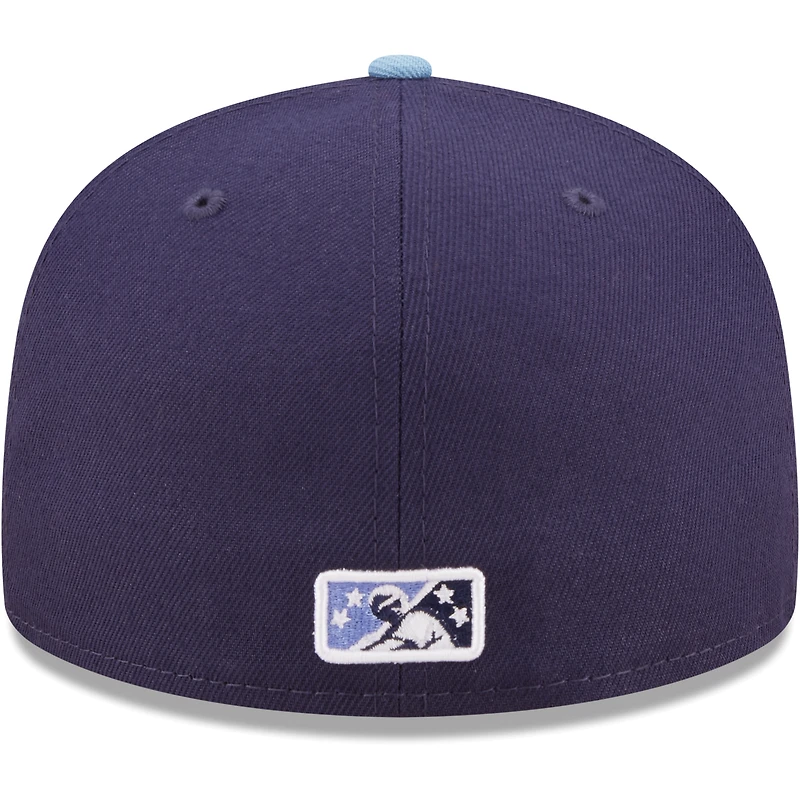 Casquette ajustée 59FIFTY pour homme bleu marine Corpus Christi Hooks Authentic Collection New Era