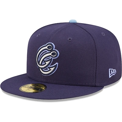Casquette ajustée 59FIFTY pour homme bleu marine Corpus Christi Hooks Authentic Collection New Era