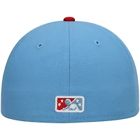 Casquette ajustée New Era 59FIFTY blanche Corpus Christi Hooks Authentic Collection Team Alternate pour homme