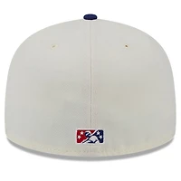 Men's New Era White Corpus Christi Hooks Big League Chew Original 59FIFTY Fitted Hat
