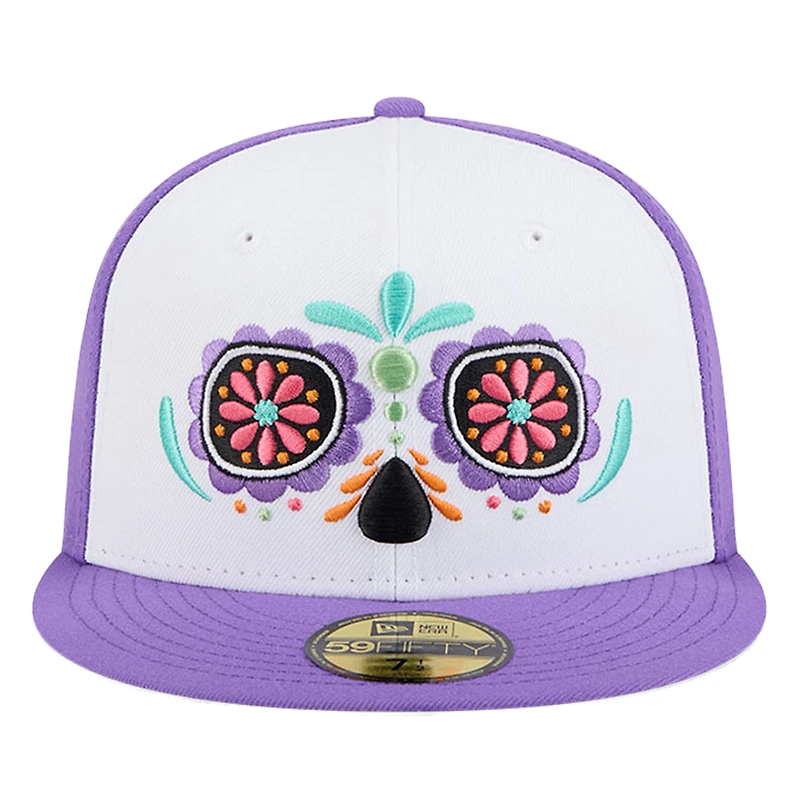 Casquette ajustée New Era Corpus Christi Hooks Copa de la Diversión 59FIFTY blanche pour hommes