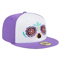 Casquette ajustée New Era Corpus Christi Hooks Copa de la Diversión 59FIFTY blanche pour hommes