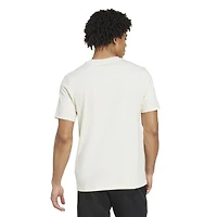 T-shirt adidas Tan CR Flamengo à trois bandes pour homme