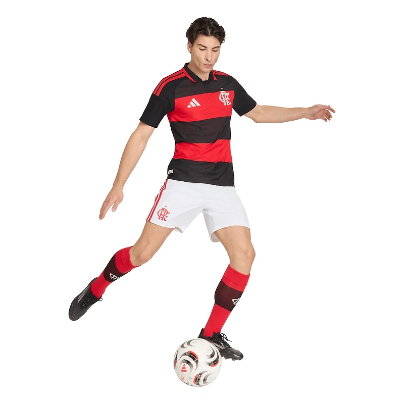 Men's adidas White CR Flamengo 2026 Away Authentic Jersey