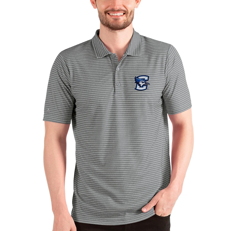 Men's Antigua Steel/White Creighton Bluejays Esteem Polo