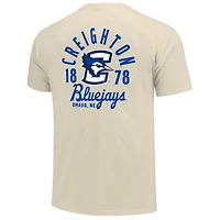 T-shirt crème pour homme avec motif mascotte des Creighton Bluejays