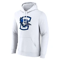 Men's Fanatics  White Creighton Bluejays Primary Logo Pullover Hoodie