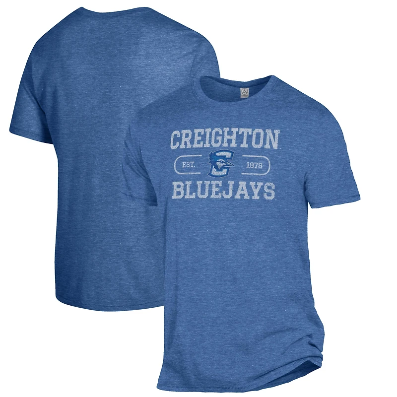 T-shirt bleu chiné pour homme « The Keeper » des Bluejays de Creighton
