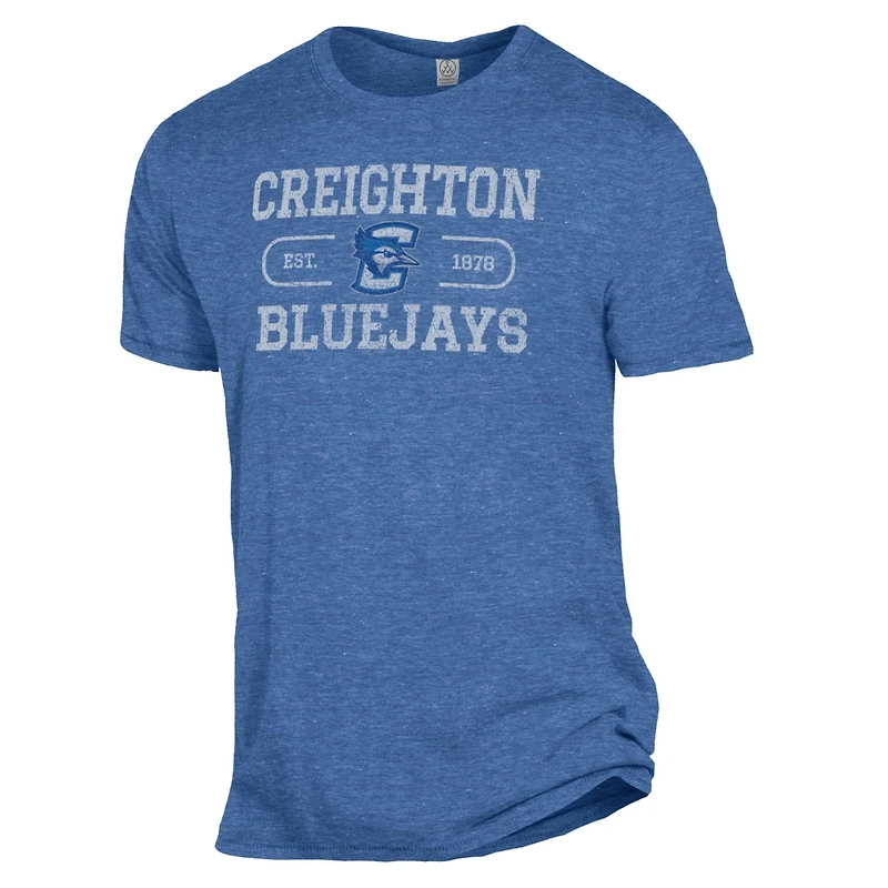 T-shirt bleu chiné pour homme « The Keeper » des Bluejays de Creighton
