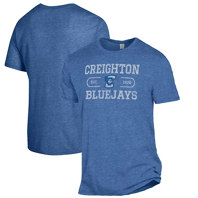 T-shirt bleu chiné pour homme « The Keeper » des Bluejays de Creighton