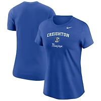 T-shirt Nike bleu Creighton Bluejays pour femmes
