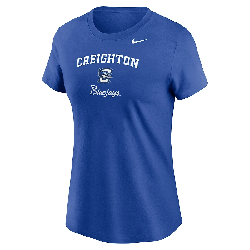T-shirt Nike bleu Creighton Bluejays pour femmes