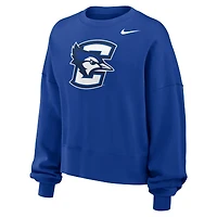 Women's Nike Royal Creighton Bluejays Phoenix Fleece Pullover Sweatshirt