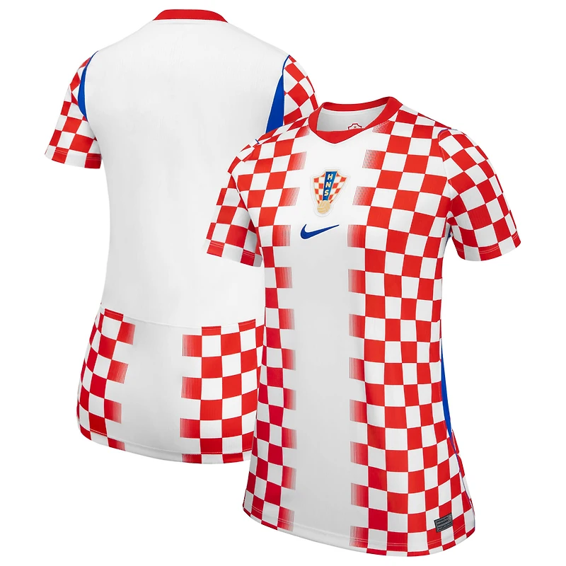 Women's Nike White Croatia National Team 2026 Home Stadium Replica Jersey