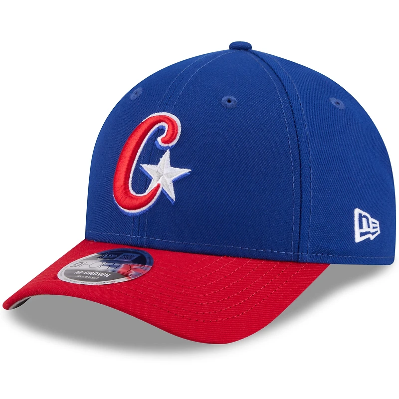 Men's New Era  Blue/Red Cuba Baseball 2026 World Baseball Classic 9FORTY M-Crown Adjustable Hat