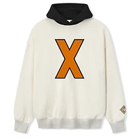 Sweat à capuche en polaire pour homme, couleur crème/noir, style musée de baseball des Cuban Giants Fear of God x Negro Leagues