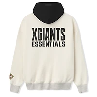 Men's Cream/Black Cuban Giants Fear of God x Negro Leagues Baseball Museum Fleece Pullover Hoodie