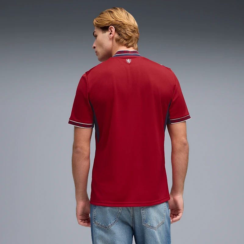 Maillot réplique domicile 2026 de l'équipe nationale République tchèque Puma rouge pour homme
