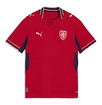 Maillot réplique domicile Puma rouge de l'équipe nationale République tchèque pour jeunes (2026)