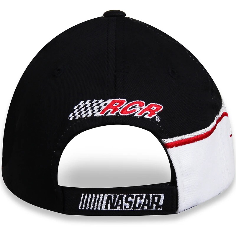 Men's Checkered Flag Black/White Dale Earnhardt Goodwrench Reverse Swoosh Adjustable Hat