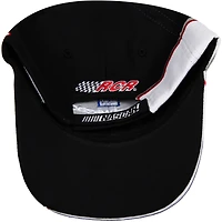 Men's Checkered Flag Black/White Dale Earnhardt Goodwrench Reverse Swoosh Adjustable Hat