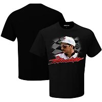 T-shirt noir à carreaux pour homme Dale Earnhardt Intimidator
