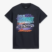 T-shirt noir à carreaux pour homme, Dale Earnhardt, champion du Brickyard 400 de 1995