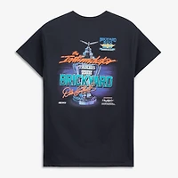 T-shirt noir à carreaux pour homme, Dale Earnhardt, champion du Brickyard 400 de 1995