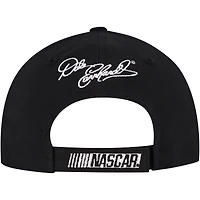 Men's Checkered Flag Sports Black Dale Earnhardt 7-Time NASCAR Cup Series Champion Adjustable Hat
