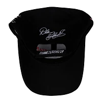 Men's Checkered Flag Sports Black Dale Earnhardt 7-Time NASCAR Cup Series Champion Adjustable Hat