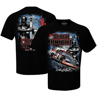 Men's Checkered Flag Sports Black Dale Earnhardt Knight T-Shirt