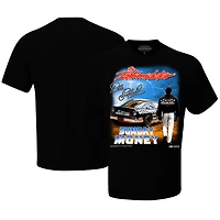 Men's Checkered Flag Sports  Black Dale Earnhardt Sunday Money T-Shirt