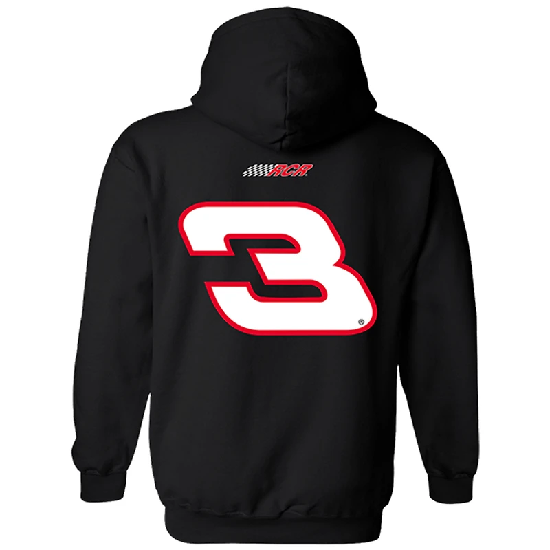 Collection Richard Childress Racing Team pour hommes Black Dale Earnhardt Goodwrench Service Plus Car Sweat à capuche