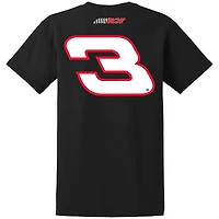 Collection Richard Childress Racing Team pour homme Noir Dale Earnhardt Goodwrench Service Plus Sponsor Lifestyle T-shirt