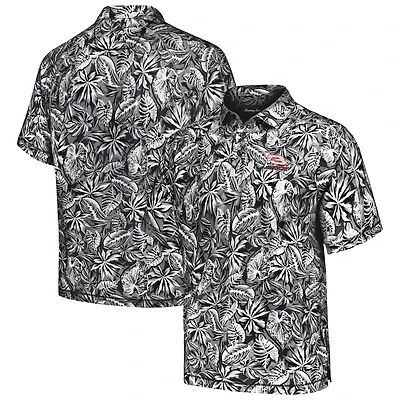 Polo noir Tommy Bahama Dale Earnhardt Sport Tropical Score IslandZone pour homme