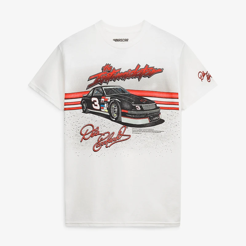 Men's White Dale Earnhardt Intimidator T-Shirt
