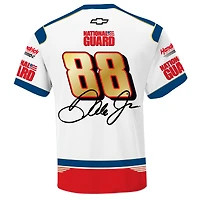Men's Hendrick Motorsports Team Collection  White Dale Earnhardt Jr. National Guard Legend Uniform T-Shirt