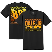 T-shirt noir Dale Earnhardt Jr. Lifestyle pour hommes JR Motorsports Official Team Apparel