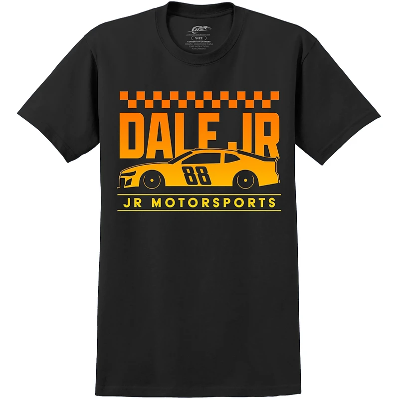 T-shirt noir Dale Earnhardt Jr. Lifestyle pour hommes JR Motorsports Official Team Apparel