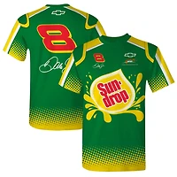 T-shirt officiel de l'équipe JR Motorsports pour homme, vert/jaune, Dale Earnhardt Jr. Sun Drop