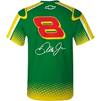 T-shirt officiel de l'équipe JR Motorsports pour homme, vert/jaune, Dale Earnhardt Jr. Sun Drop