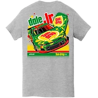 T-shirt officiel de l'équipe JR Motorsports pour homme, gris chiné, Dale Earnhardt Jr. Sun Drop #8 Camaro Pocket