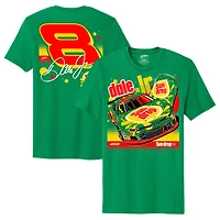T-shirt officiel de l'équipe JR Motorsports pour homme, Kelly Green, Dale Earnhardt Jr. Sun Drop #8 Camaro