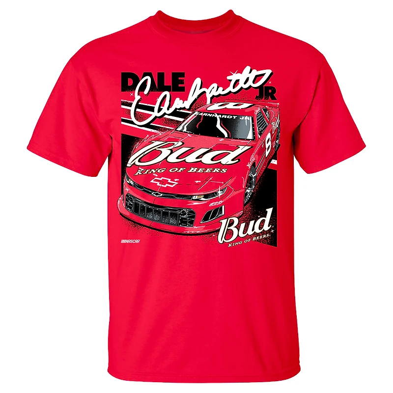 Men's JR Motorsports Official Team Apparel Dale Earnhardt Jr. Budweiser Car T-Shirt