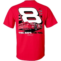 Men's JR Motorsports Official Team Apparel Dale Earnhardt Jr. Budweiser Car T-Shirt