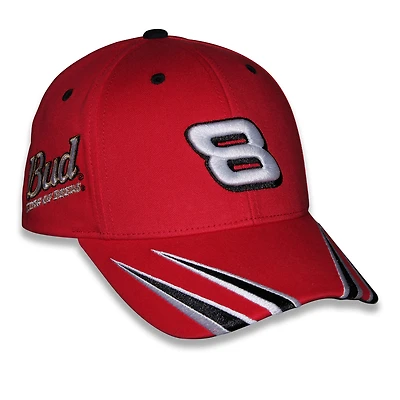 Men's JR Motorsports Official Team Apparel Red Dale Earnhardt Jr. Budweiser Element Adjustable Hat
