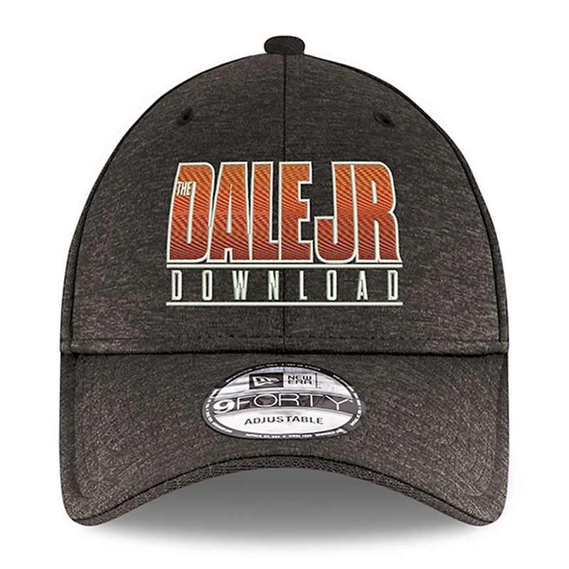 Dale Earnhardt Jr. Download Shadow Tech 9FORTY Snapback Casquette ajustable pour homme New Era noire