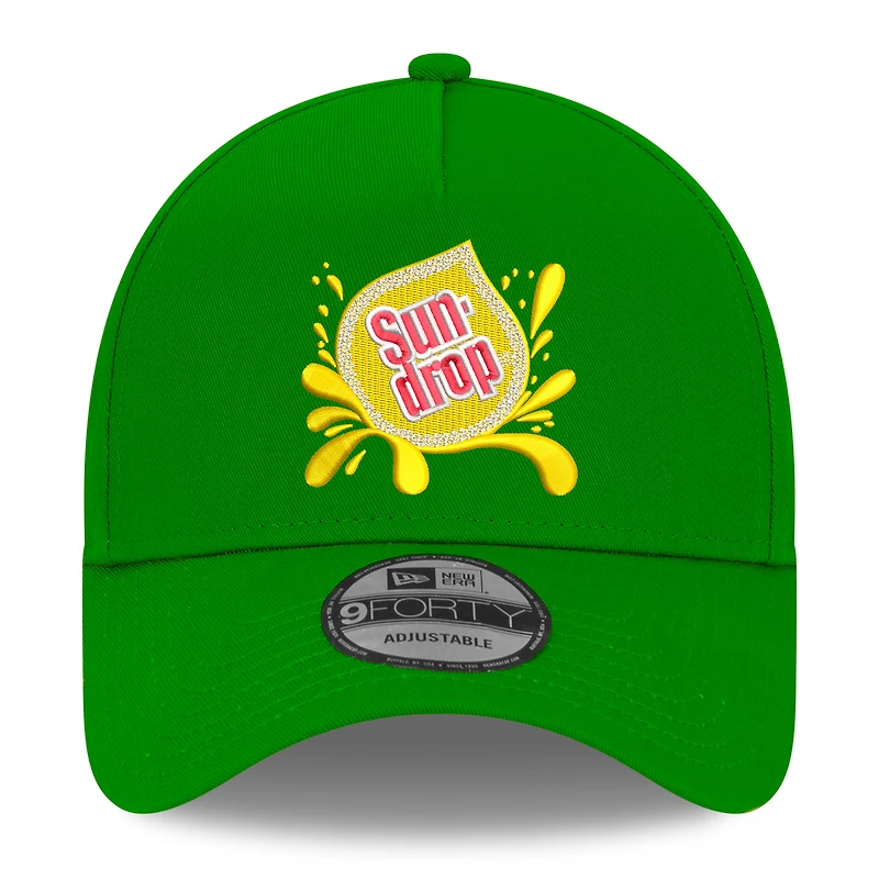 Men's New Era  Green/White Dale Earnhardt Jr. Sun Drop 9FORTY Trucker Adjustable Hat